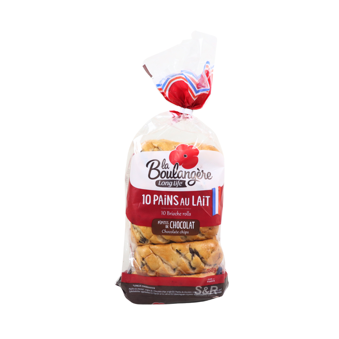 La Boulangere Chocolate Chips Brioche Rolls 10pcs